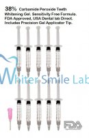 Qty 10- 38% Hi-Intensity Carbamide Peroxide Teeth Whitening Gel